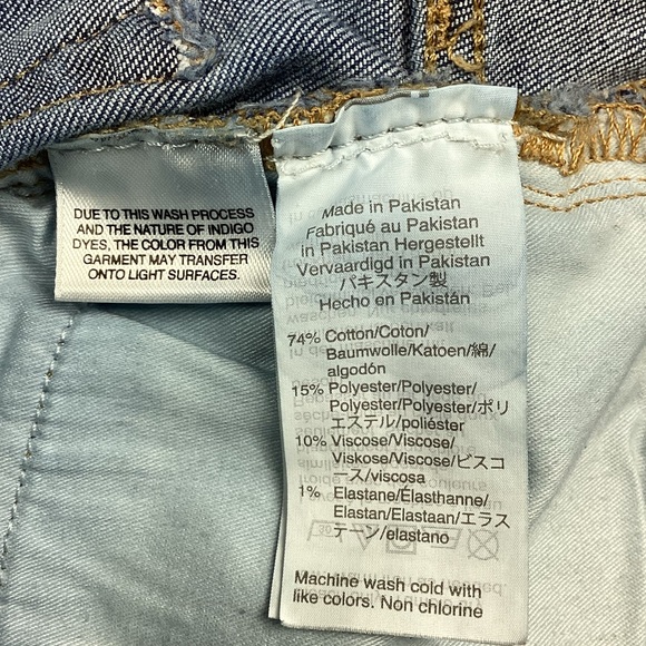 J CREW Mercantile Button-fly High Rise Raw Step Hem Skinny Jeans Blue - Picture 8 of 9